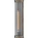 Coastal Elements Bluffton 1 Light 24 inch Burnished Bronze Outdoor Wall Mount Lantern