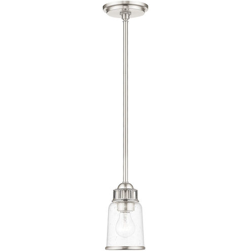 Lawrenceville 1 Light 5 inch Brushed Nickel Mini Pendant Ceiling Light
