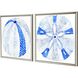 Naturals Collection Blue Framed Art