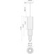 Alora Mood Bordeaux LED 4.38 inch Brushed Nickel Pendant Ceiling Light