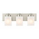 Donovan 3 Light 24 inch Brushed Nickel Bath/Vanity Light Wall Light