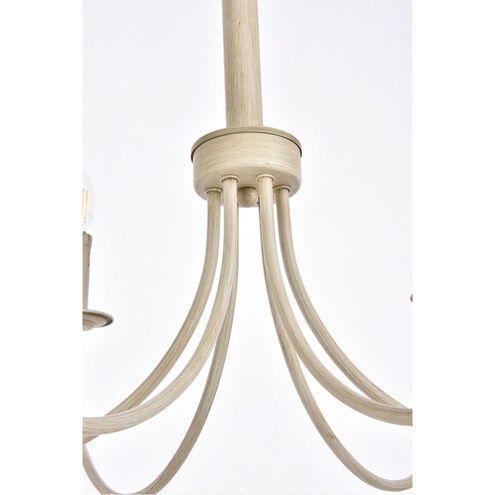 Brielle 6 Light 32 inch Weathered Dove Pendant Ceiling Light