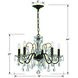 Butler 5 Light 23 inch English Bronze Chandelier Ceiling Light in Clear Hand Cut