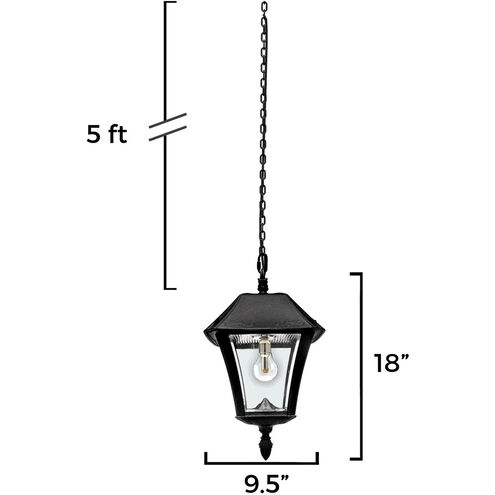 Baytown II LED 10 inch Black Hanging Light