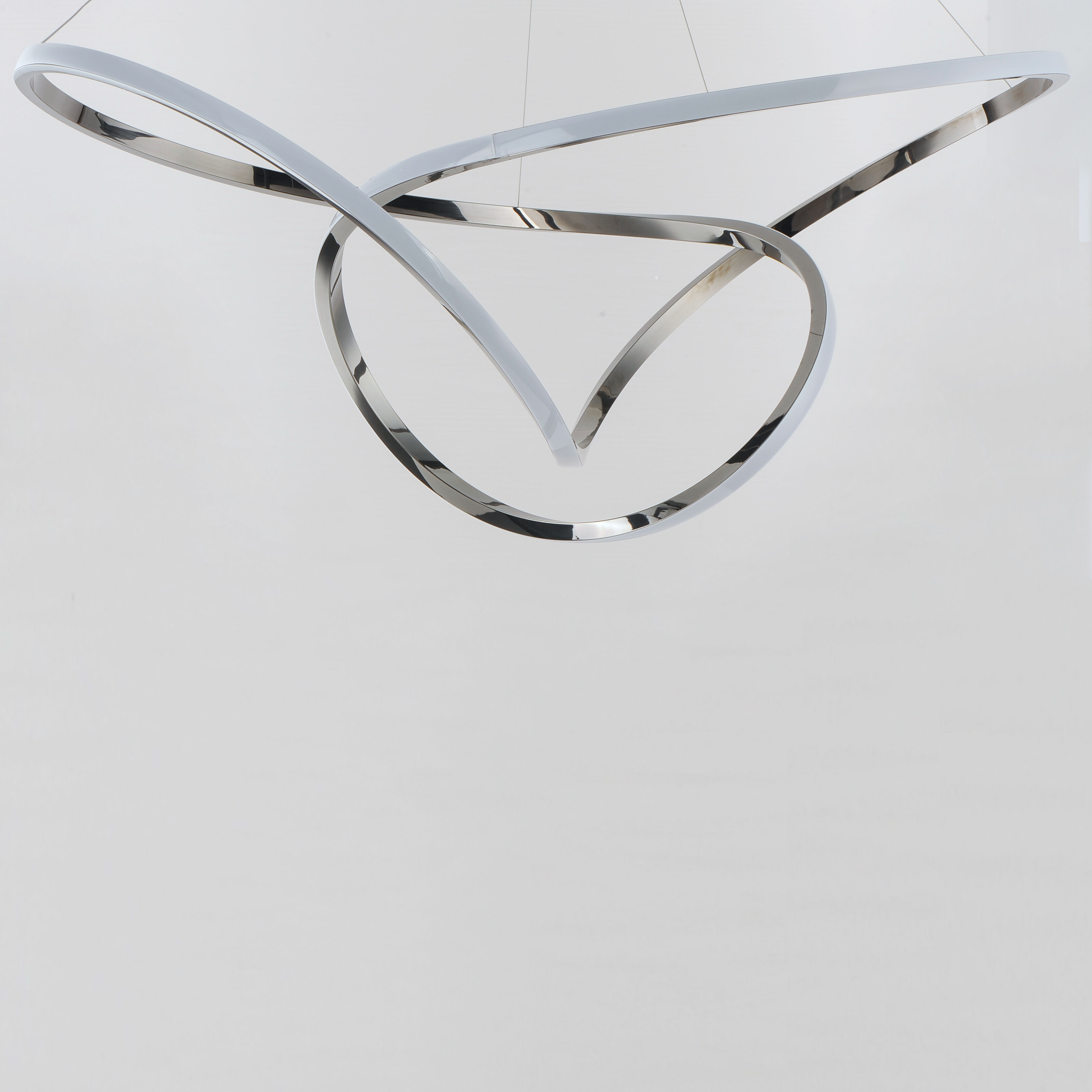 Perpetual LED 27.25 inch Black Chrome Single Pendant Ceiling Light