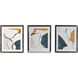 Modern Blue/Orange Wall Art