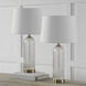 Ocala 25 inch 9.00 watt Clear Table Lamps Portable Light, Set of 2