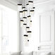 Lava LED 24 inch Black Chandelier Ceiling Light