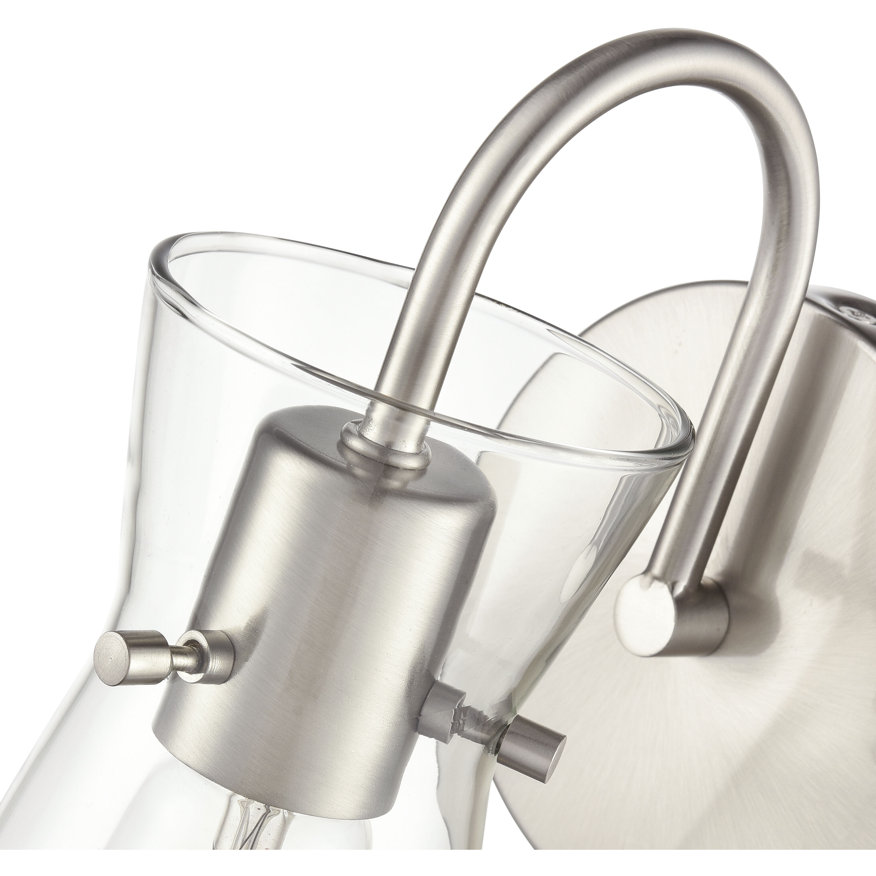 Camellia Wall Sconce Wall Light in Brushed Nickel