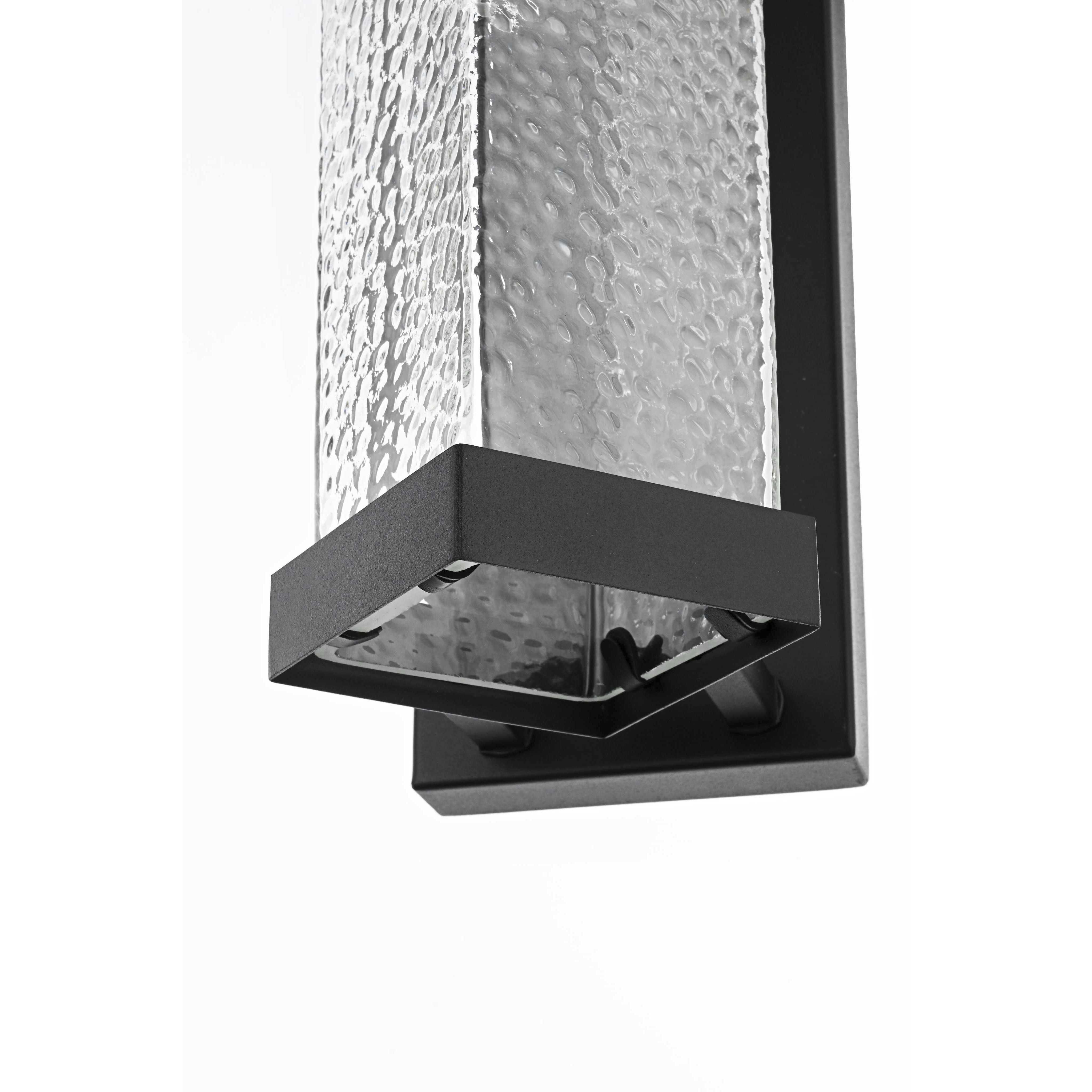 Swain 1 Light 14 inch Black Outdoor Wall Sconce