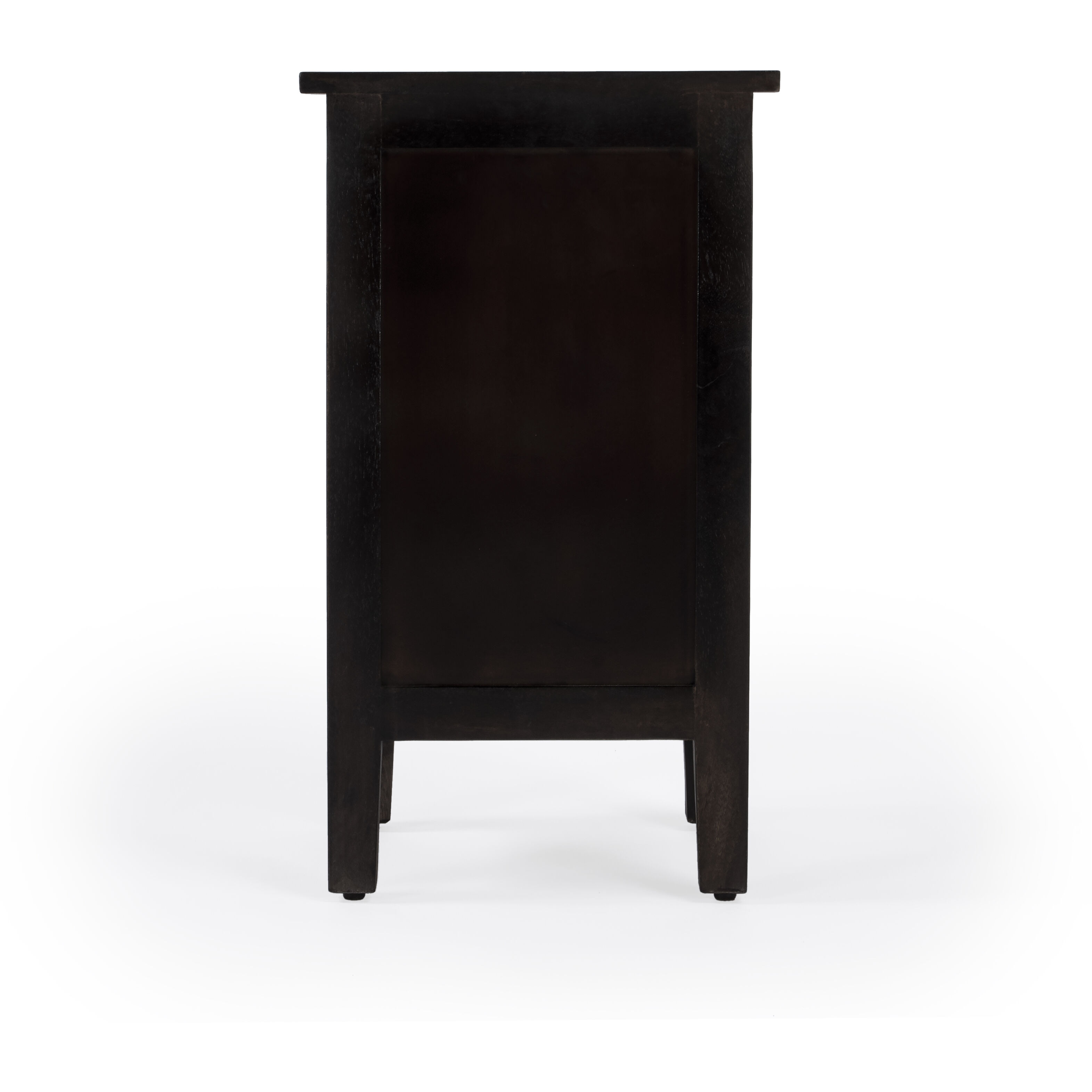 Switra 1 door 1 drawer End Table in Dark Brown