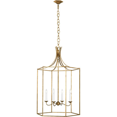 AH by Alexa Hampton Bantry House 4 Light 24 inch Antique Gild Lantern Pendant Ceiling Light