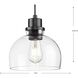 Garris 1 Light 8 inch Matte Black Mini Pendant Ceiling Light