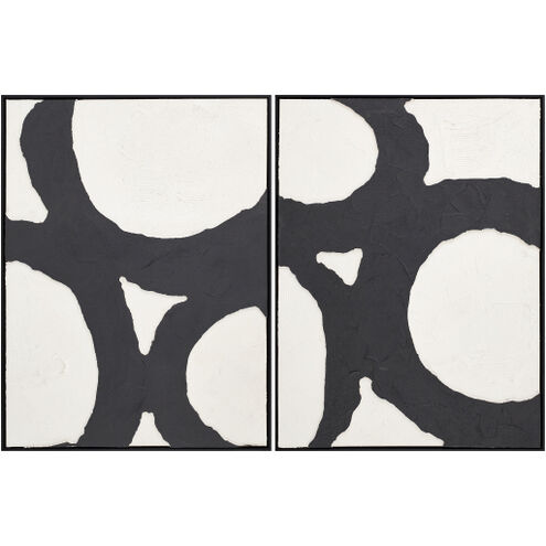 Circulos Matte100 and Hand Painted100 Framed Art
