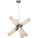 Bejamin 6 Light 21.75 inch Polished Nickel Mini Pendant Ceiling Light