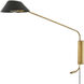 Sacramento 1 Light 9 inch Patina Brass/Soft Black Plug-in Sconce Wall Light