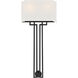 Upham Estates 2 Light 12 inch Coal /Polished Nickel Wall Torchiere Wall Light