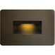 Luna 12v 3.80 watt Matte Bronze Landscape Step Light, Horizontal