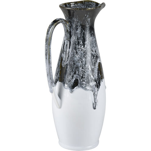 Gallemore Black and White Pitcher