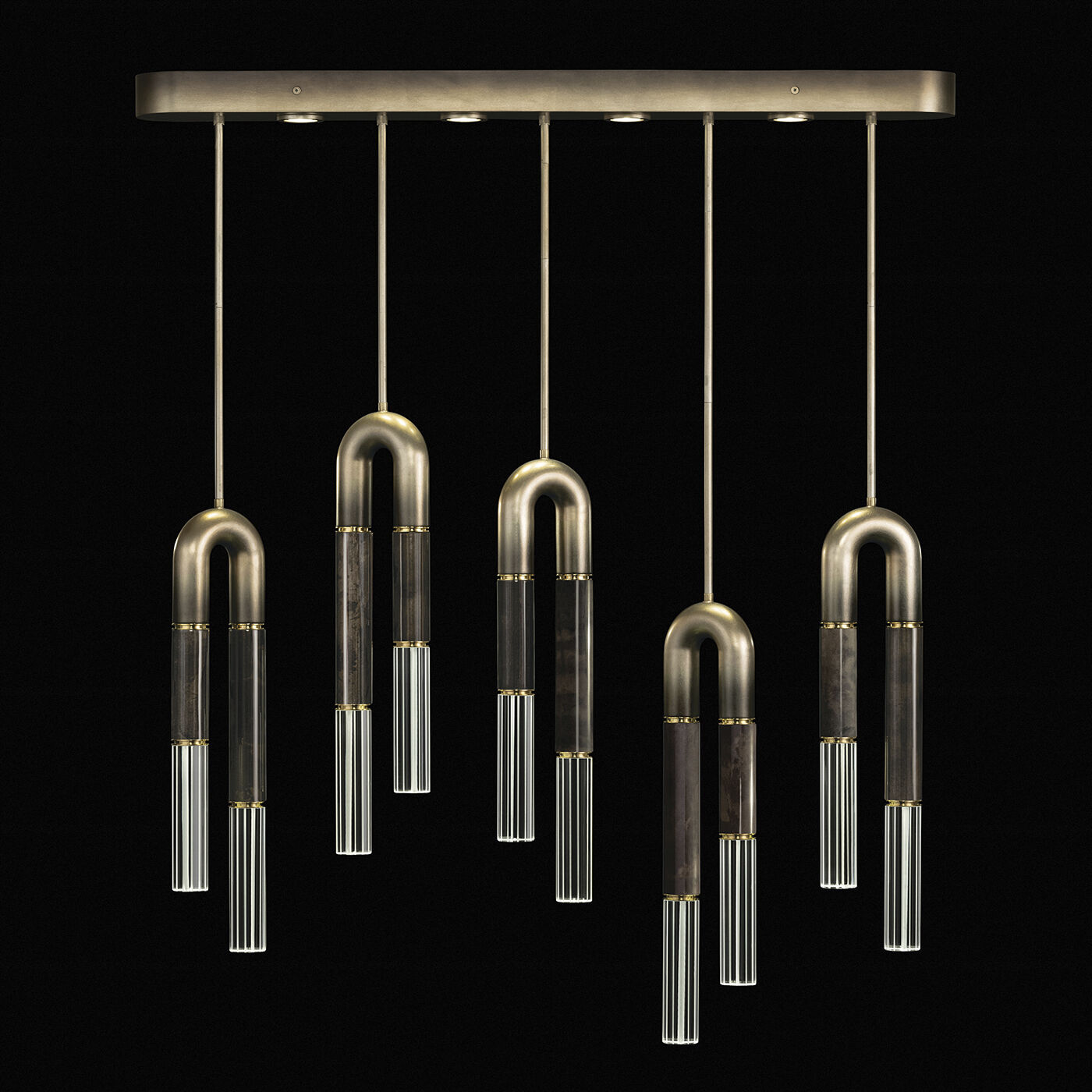 Antonia LED 51.5 inch Bronze Pendant Ceiling Light