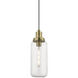 Oakhurst 1 Light 5 inch Antique Brass Mini Pendant Ceiling Light