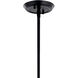 Alvaro 6 Light Black Chandelier Ceiling Light, 1 Tier Medium