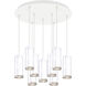 Cameo Multi Pendant Ceiling Light in White