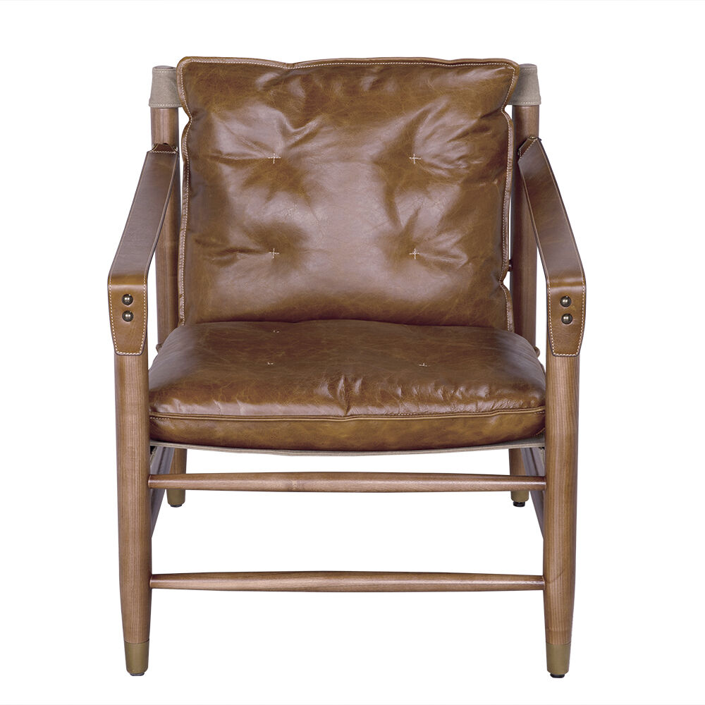 Luther Cuba Brown Occasional Chair