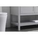 Heath 54 X 21.5 X 35 inch Grey Vanity Sink Set