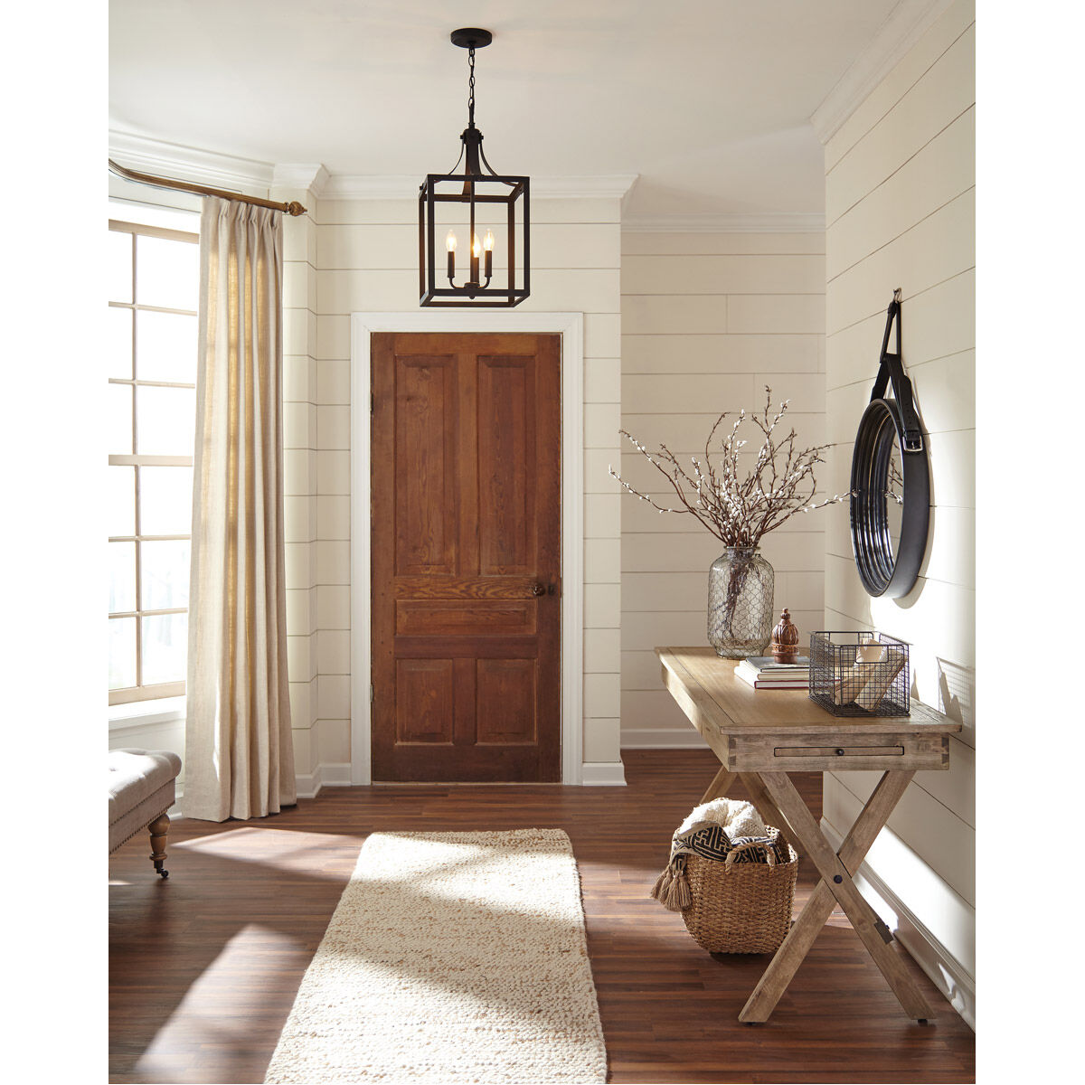 Labette 3 Light 12 inch Black Foyer Pendant Ceiling Light Labette 3 Light 12 inch Black Foyer Pendant Ceiling Light