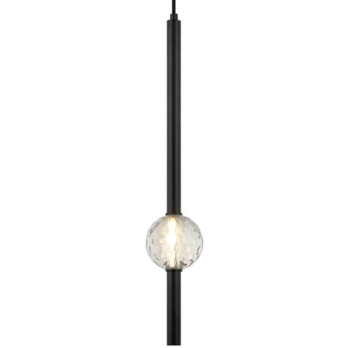 Windchimer LED 3.88 inch Matte Black Pendant Ceiling Light