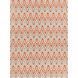 Fallon 132 X 96 inch Bright Orange, Taupe, Cream, Camel Rug