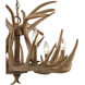 Elk 6 Light 25 inch Wood Tone Chandelier Ceiling Light