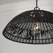Naomi 1 Light 21 inch Matte Black Pendant Ceiling Light