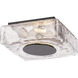Cuboid LED 10 inch Black Flush Mount Ceiling Light in 3500K, dweLED