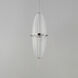 Quasar LED 5.5 inch Polished Chrome Single Pendant Ceiling Light
