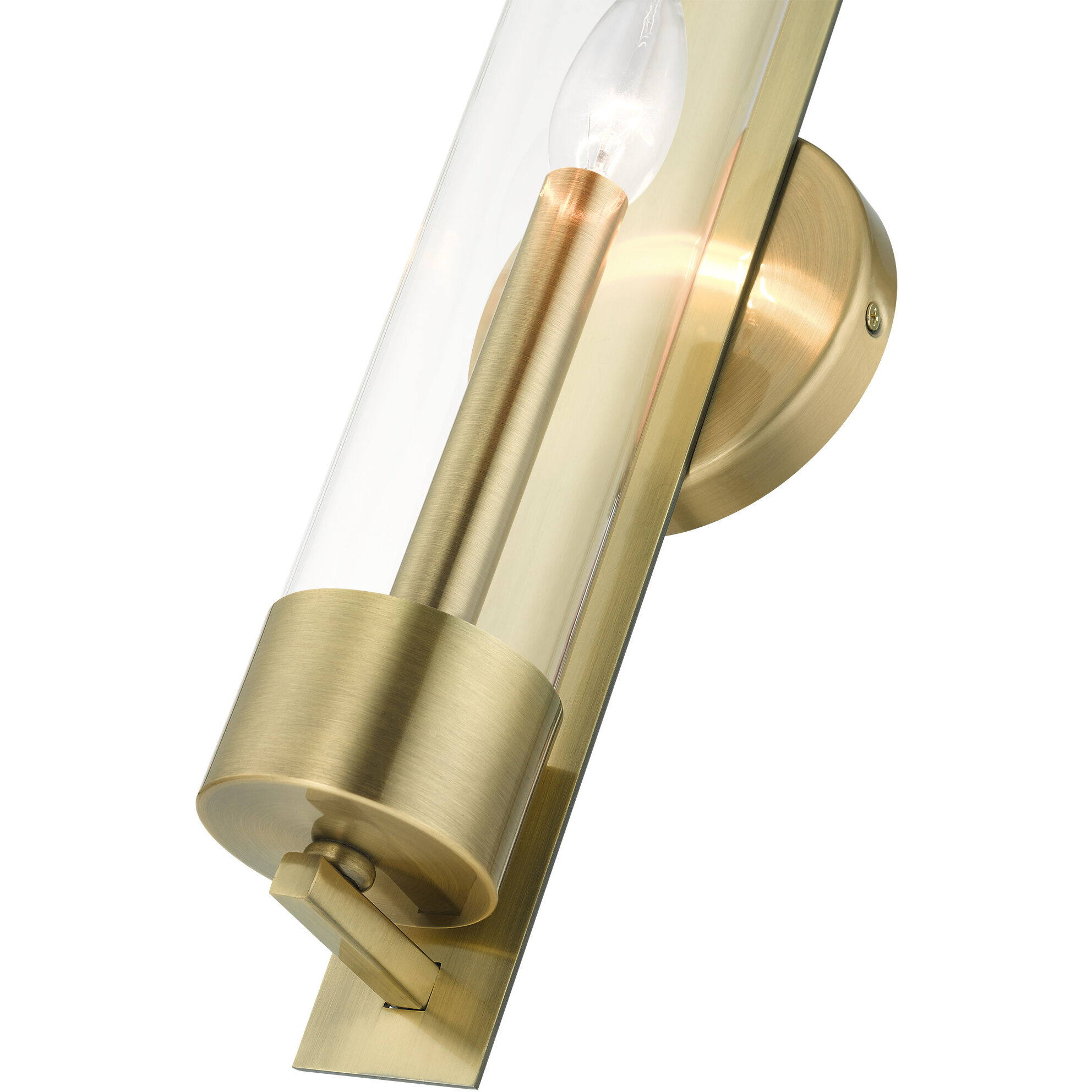 Castleton 1 Light 5 inch Antique Brass ADA ADA Single Sconce Wall Light 