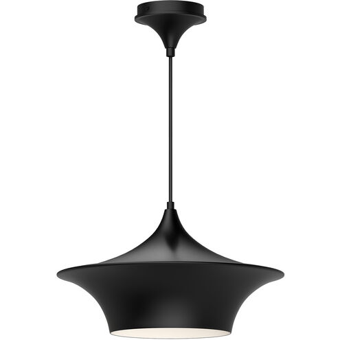 Alora Mood Emiko 1 Light 16 inch Matte Black Pendant Ceiling Light