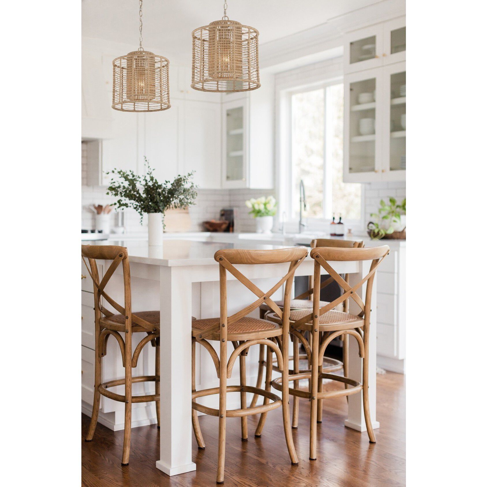 Jayna 1 Light 12.5 inch Burnished Silver Mini Chandelier Ceiling Light