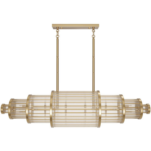 Waldorf LED 16 inch Aged Brass Chandelier Ceiling Light