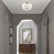 Fontana 3 Light 15 inch Bronze Semi-Flush Ceiling Light