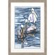 Animals Collection Blue Framed Art