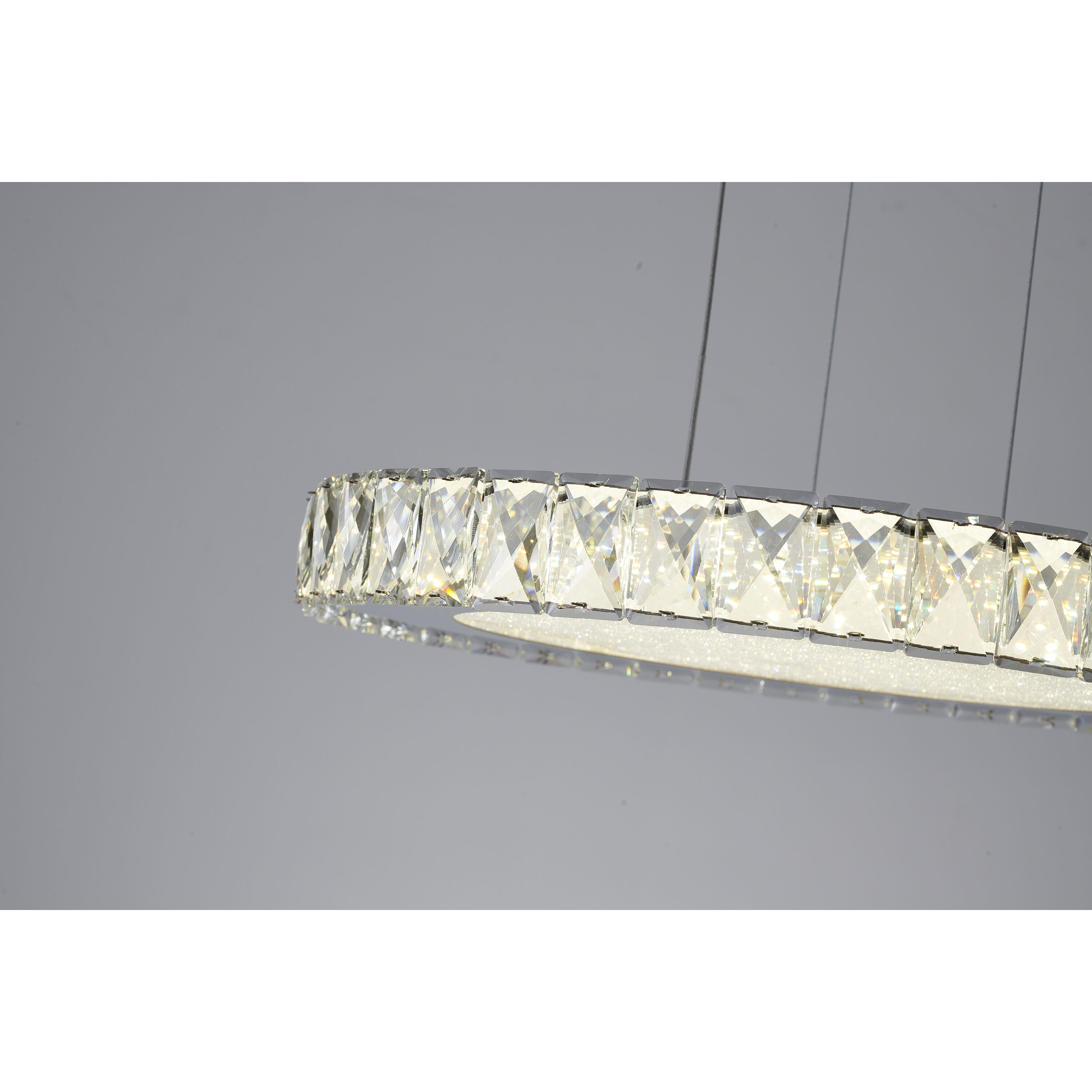 Canada LED 20.4 inch Chrome Chandelier Ceiling Light