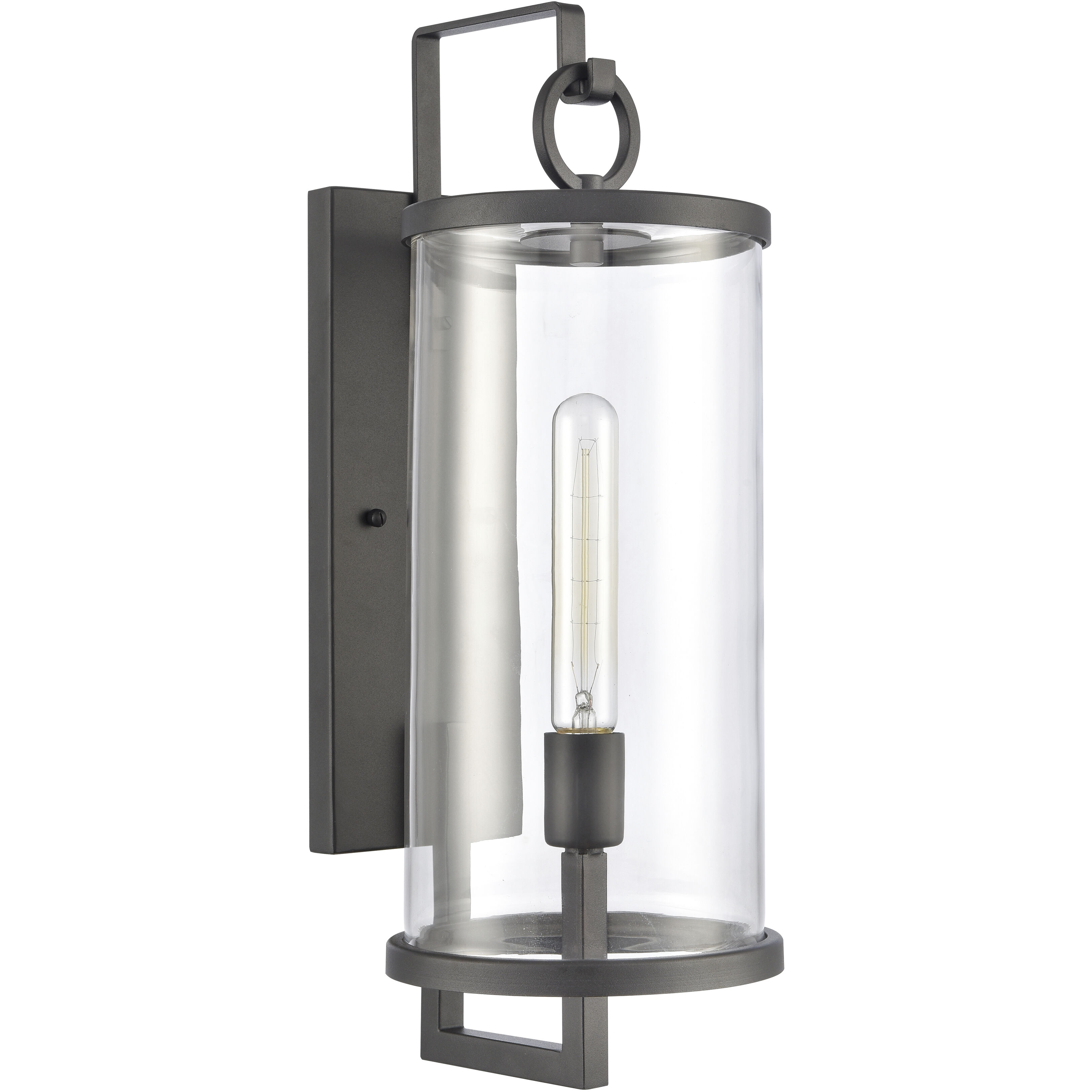 Hopkins 1 Light 20.5 inch Charcoal Outdoor Wall Sconce