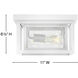 Coastal Elements Estate Series Republic 2 Light 11 inch Textured White Outdoor Ceiling