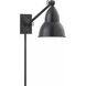 French Library2 20 inch 15 watt Bronze Single Arm Wall Lamp Wall Light