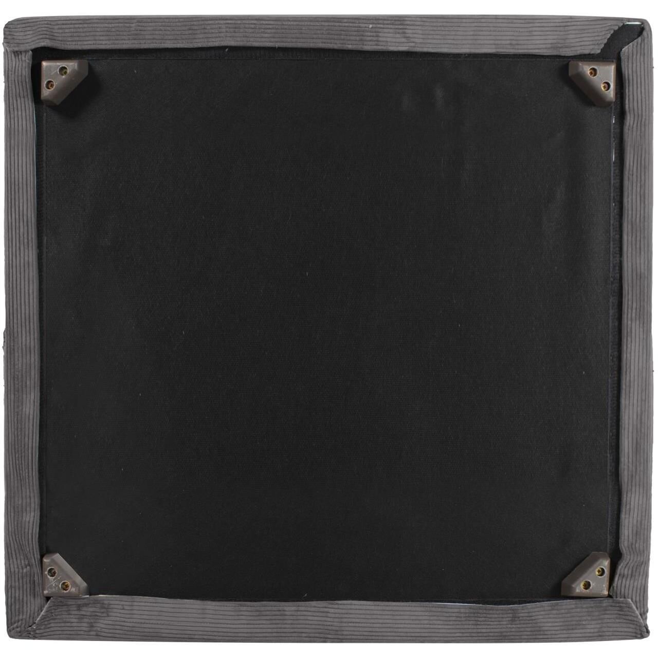 Pana Universal 18 inch Charcoal Ottoman