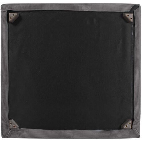 Pana Universal 18 inch Charcoal Ottoman