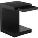 Zio 21 X 16 inch Black Side Table