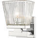 Astor 1 Light 5.75 inch Chrome Wall Sconce Wall Light